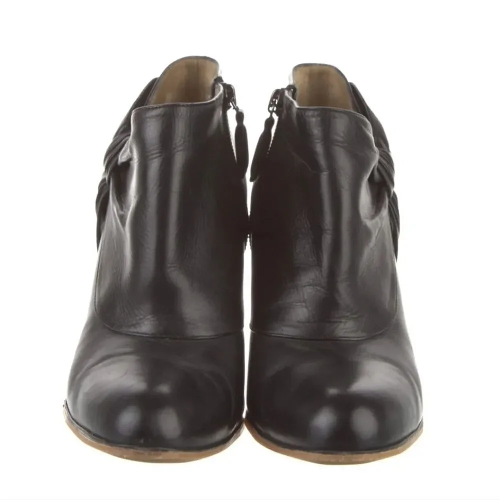 Valentino Leather Ankle Boots